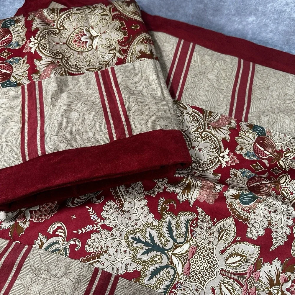 Ralph Lauren Jardinere Bertrand Stripe Custom Shams 21x25.5 Standard‎ Size